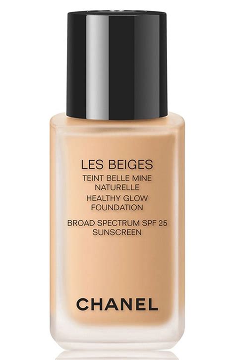 chanel les beiges healthy glow foundation broad spectrum spf 25|Chanel Les Beiges Healthy Glow Foundation Broad Spectrum .